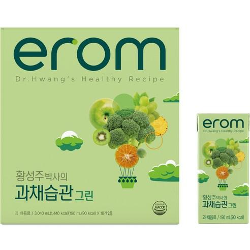 이롬 과채습관 그린, 190ml, 16개 - 두유 | 쿠팡