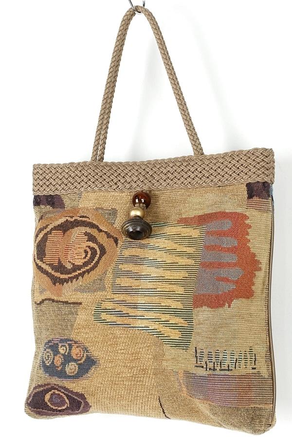 ARUKAN 에스닉 직조 토드백