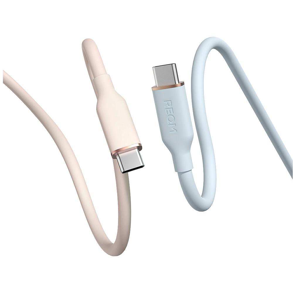 리큐엠 100W CtoC고속충전 데이터전송 노트북충전 실리콘케이블 CC150K : 리큐엠