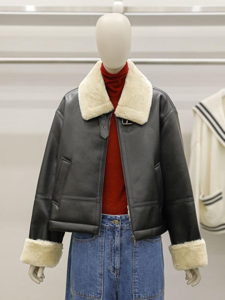 [STUDIO TOMBOY] 퍼카라숏무스탕  (9163461882AR)