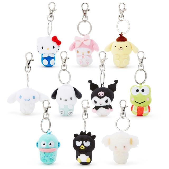 산리오 미니 인형 마스코트 키홀더 / 에어팟 버즈 다이어리 키링 : 투게더링링