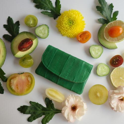 [리뉴얼] Simple card holder Forest green