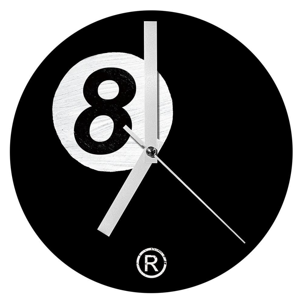 [ 시계 ] 8ball Series X Design wall clock 우니88 에잇볼 8볼 당구공 시계 카페 집들이 스트릿 무채색 유니크 무소음 벽시계 인테리어 방꾸미기 탁상시계