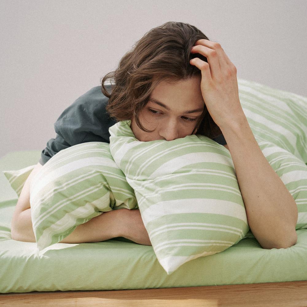 그리핀 그린 베개커버