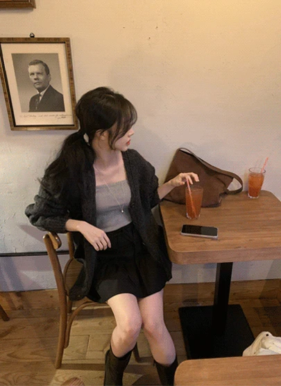 보카시 울 루즈핏 가디건 1color