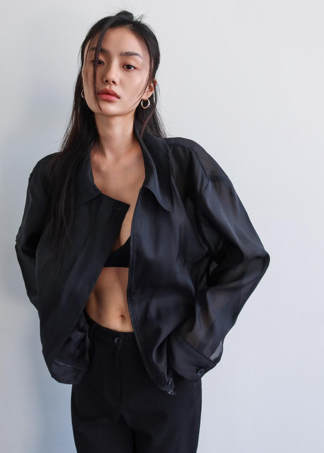Soller Sheer Jacket - Black - M/L