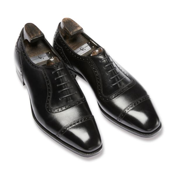 가지아노걸링  GAZIANO & GIRLING SAINT JAMES II BLACK CALF  MH71 LAST