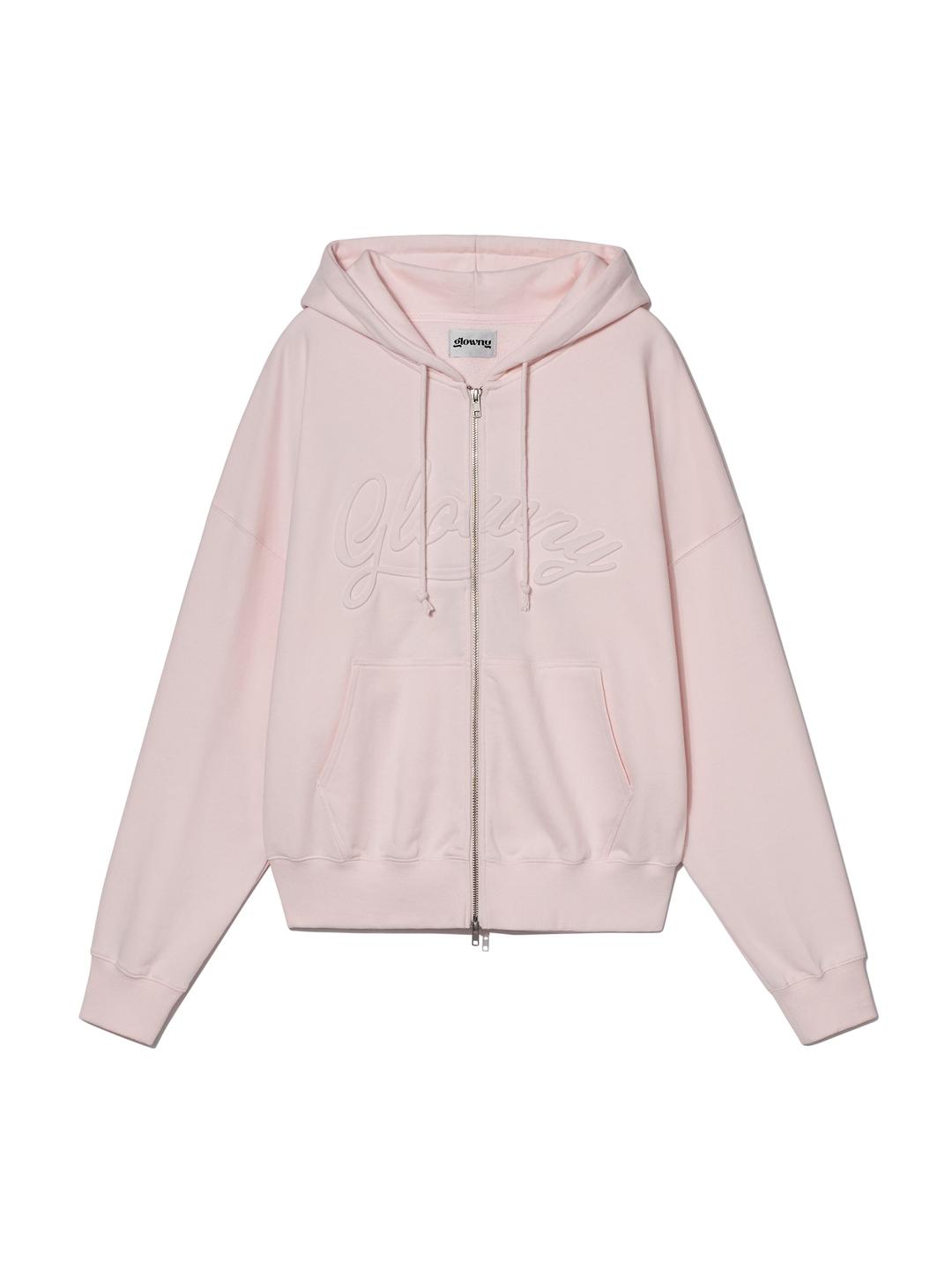 JORDAN ZIP-UP HOODIE (PINK) (3/24~)