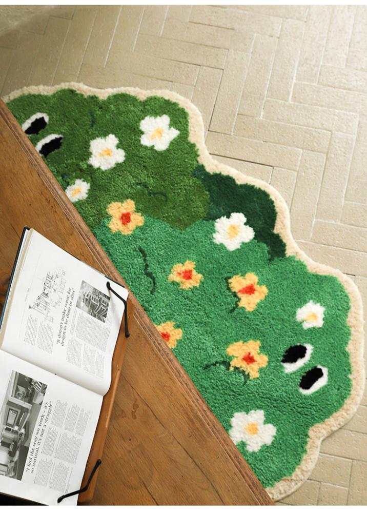 잔디 모양 침실 거실 발매트 현관매트