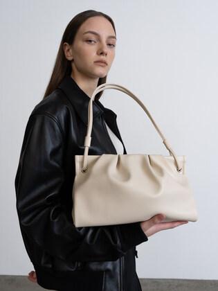 PLEATS SHOULDER BAG_6COLORS