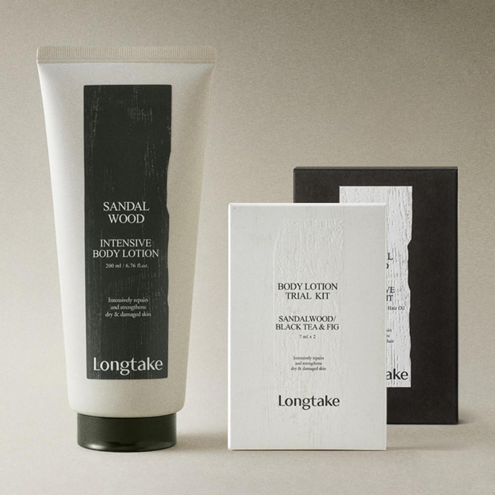롱테이크 샌달우드 향좋은 바디로션 고보습 퍼퓸 200ml 2종