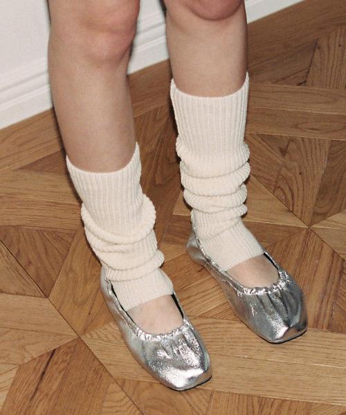 KNIT RIB LEG WARMER_TT2W708