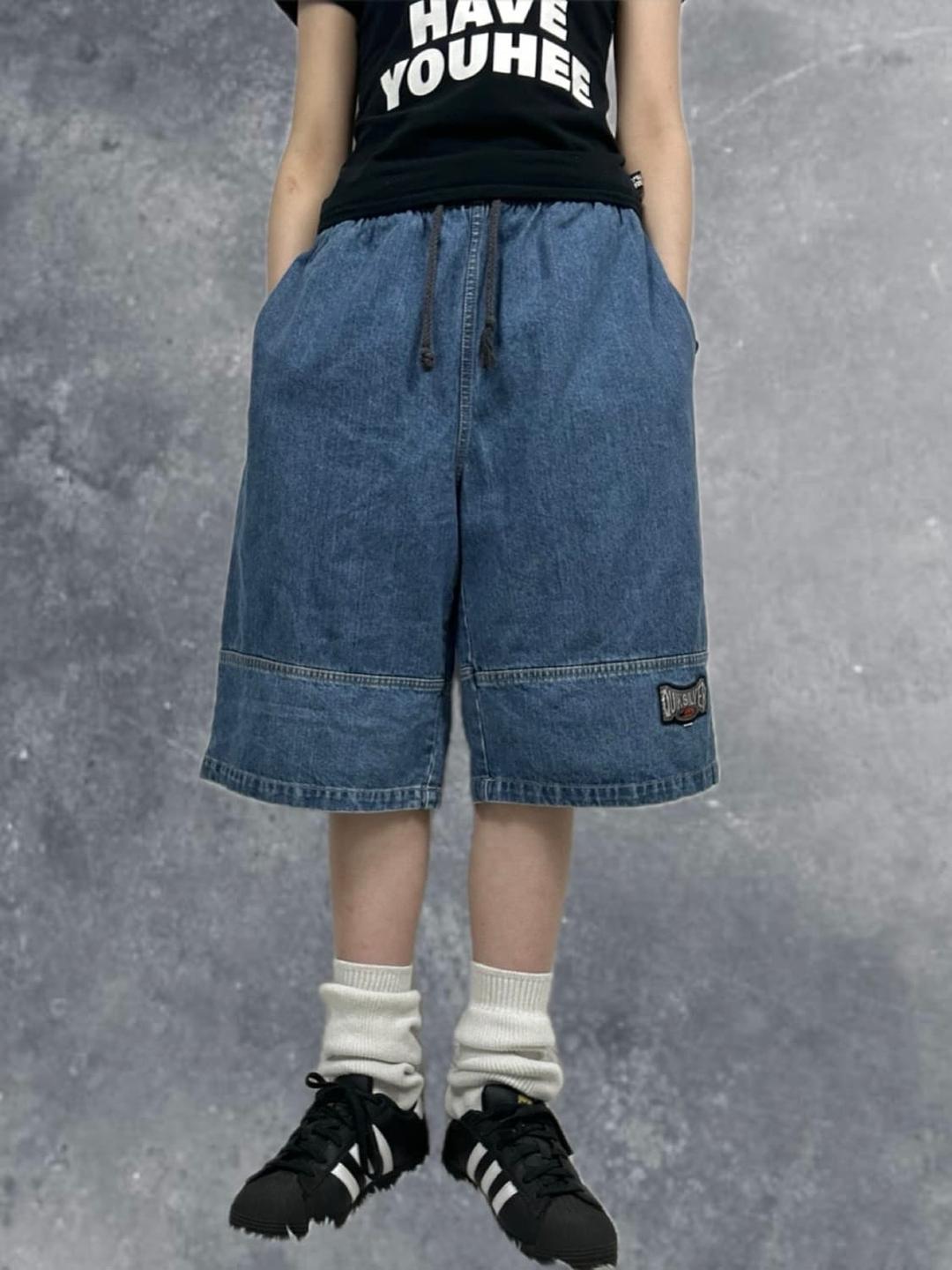 Quicksilver 퀵실버 힙합 올드스쿨 데님 반바지 | 후루츠패밀리