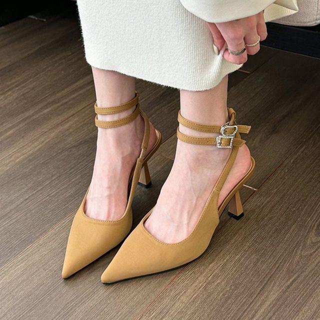 레이디슈 스트랩 스틸레토 샌들형 펌프스 3209