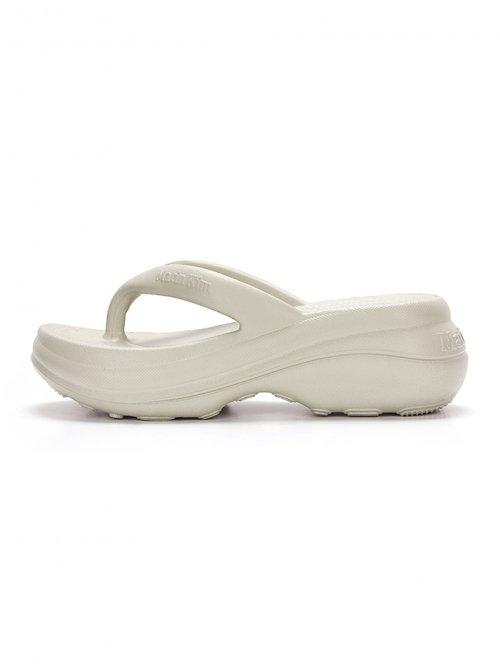 MATINFOM FLATFORM FLIP FLOP IN LIGHT KHAKI
