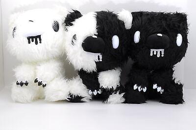 Chax GP Gloomy Bear Plush Toy Long Fur Monotone Black White CGP 580 Taito 3P NEW
