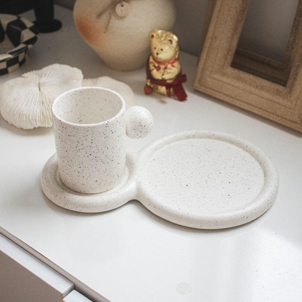 [29 ONLY] Peanut plate & mug [DOT]