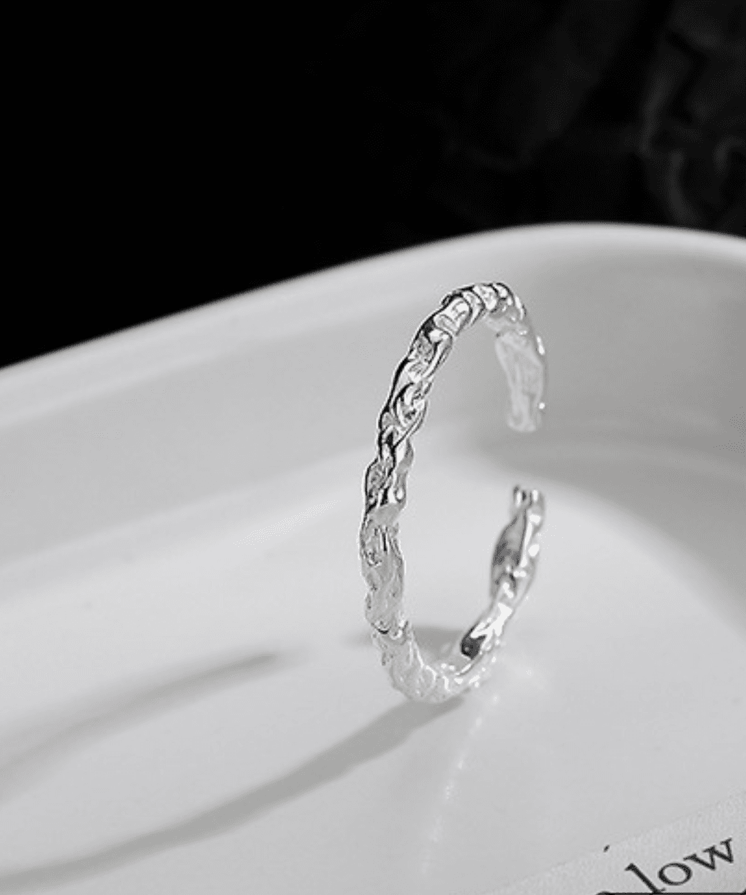 마일드프라이데이 오픈링반지 데일리 스톤 실반지