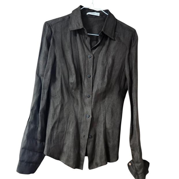 Prada  프라다 브라운 린넨 셔츠 | 후루츠패밀리