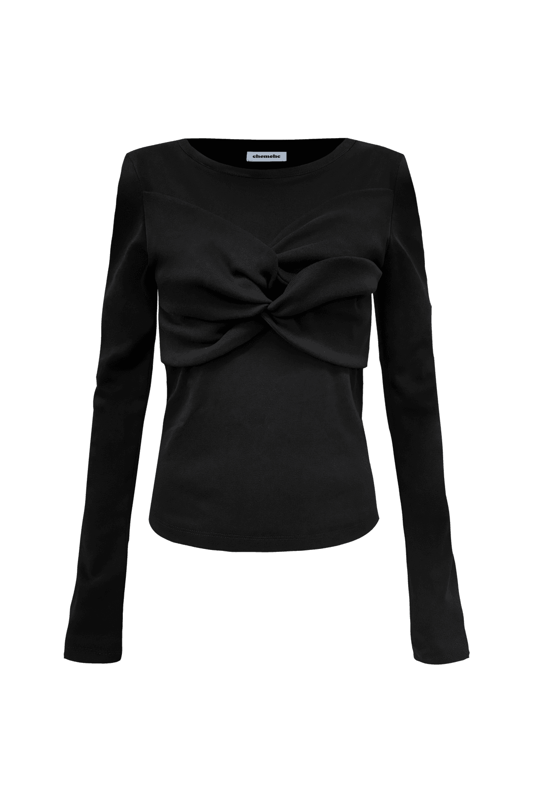 [09.18 순차출고] KNOT LONG SLEEVE TEE (BLACK)