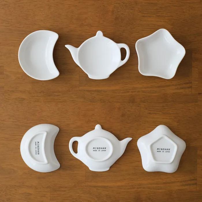 하쿠 미니 종지 (달,별,티팟)