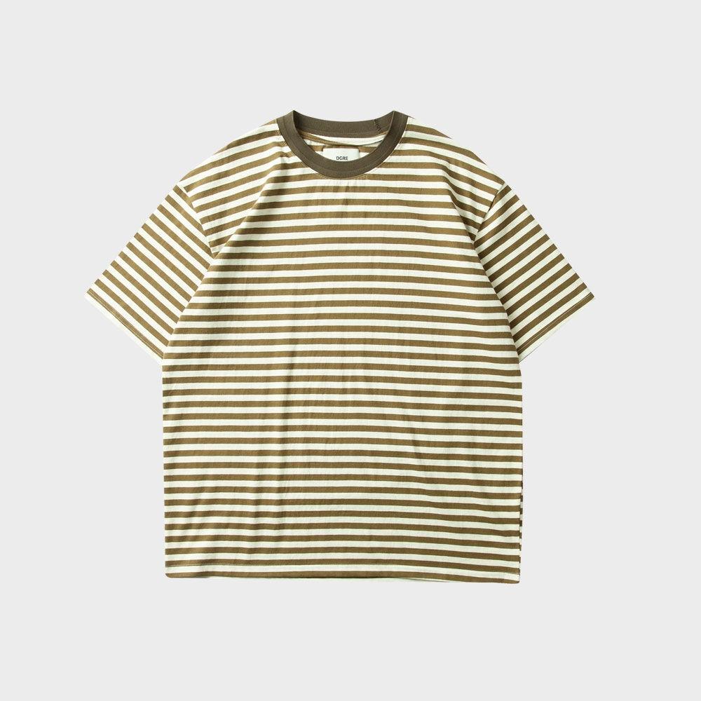 ARCADE T-SHIRTS OLIVE STRIPE