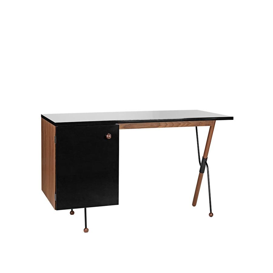 구비 62 데스크 62 Desk Walnut/Black