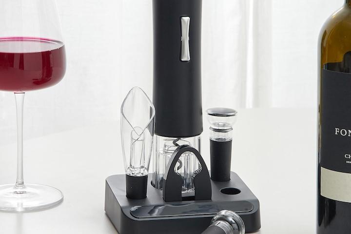 와인 전용 자동 오프너 소품 세트