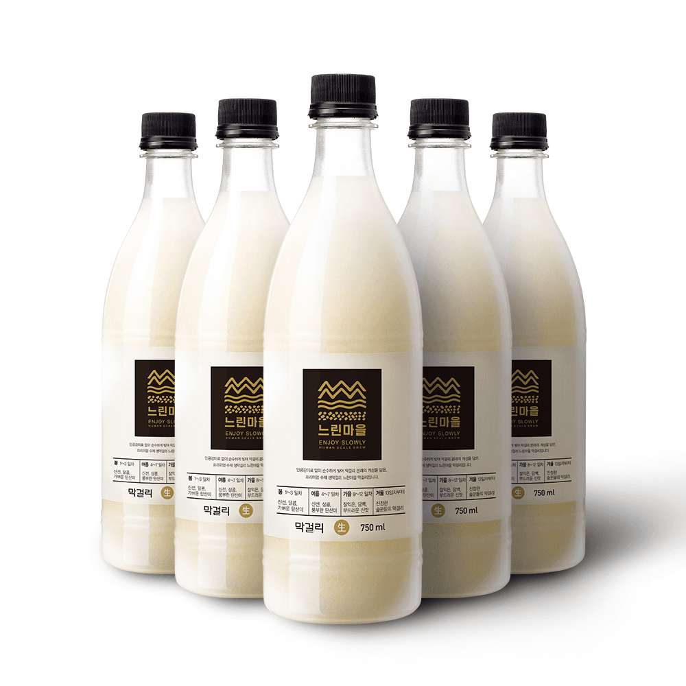 배상면주가 느린마을막걸리 750ml x 5입