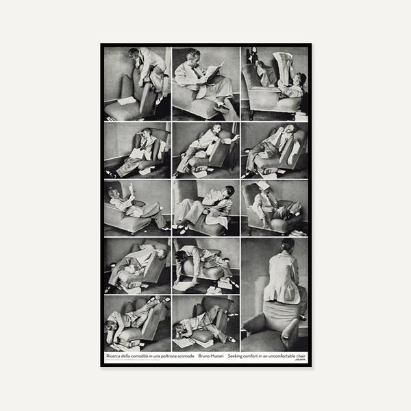 브루노 무나리 /  Seeking comfort in an uncomfortable chair