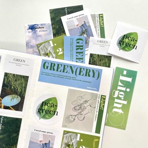 [삼삼삼트리풀즈] 빛과 초록 스티커 팩