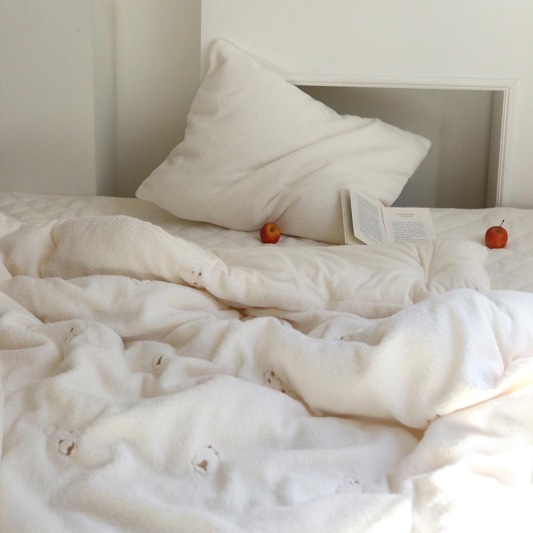 양양 뽀글이 극세사 차렵세트 2colors