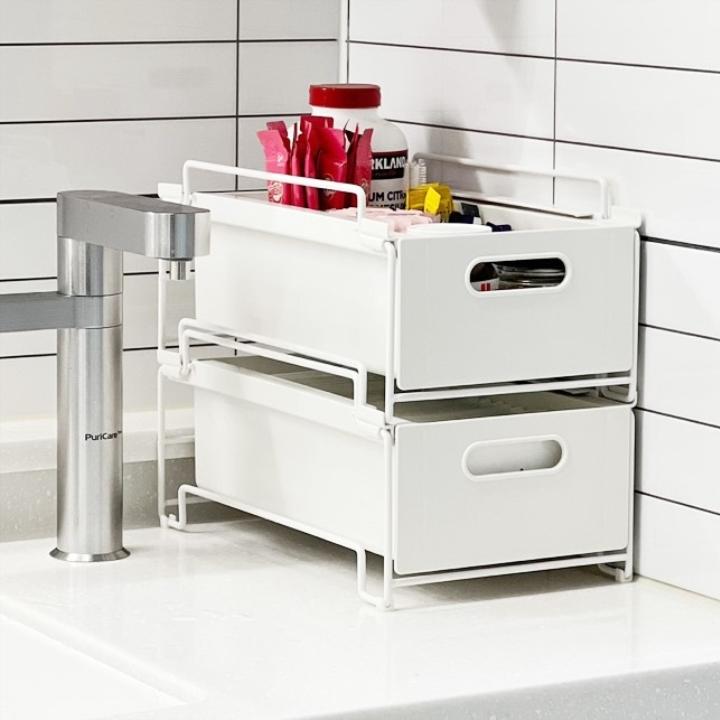 앤스택 슬라이딩 적층 수납함