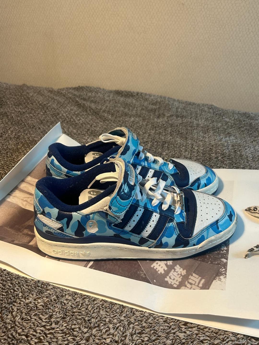 Adidas x BAPE Forum 84 Low Blue Camo 270 | 후루츠패밀리