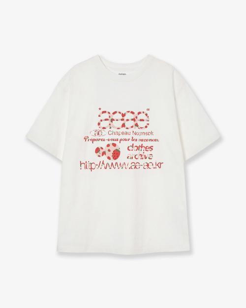 WEB LOGO T-SHIRTS [STRAWBERRY]