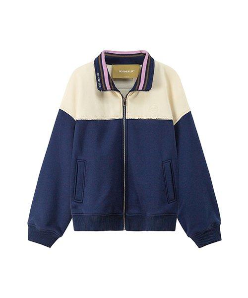 Color Block Jogger Zip-Up Jacket