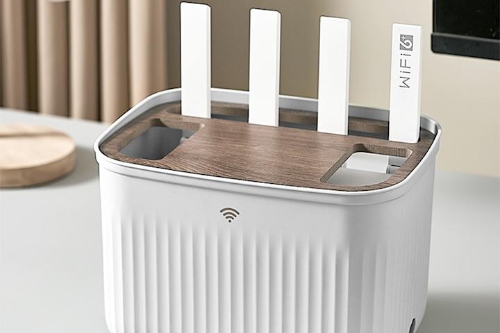 셋탑박스 정리함 공유기 보관 거치대 2type 4colors