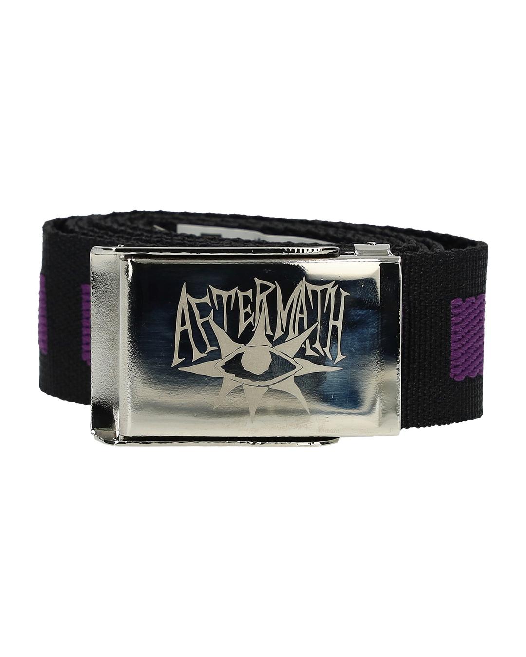 GRAPHIC WEBBING BELT (Black)