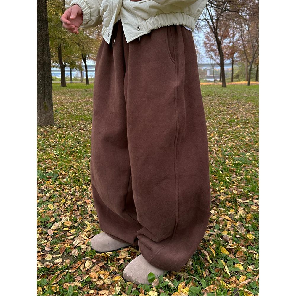 [양기모] 포근 사이드 핀턱 조거 팬츠 (6color)