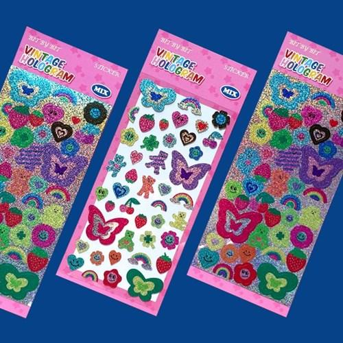 Vintage Hologram Sticker_Mix