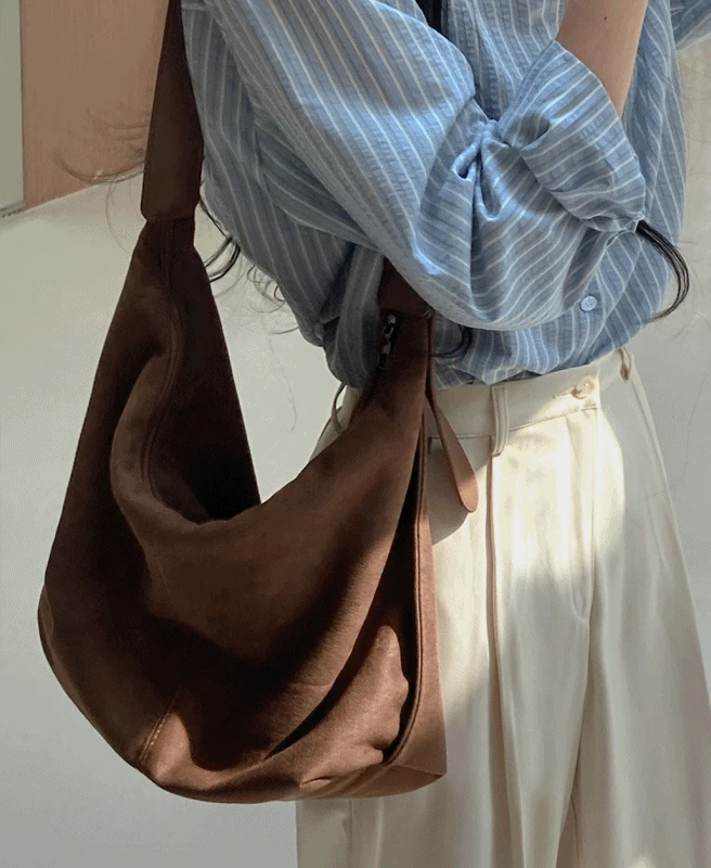 무디 스웨이드 백 (3color)