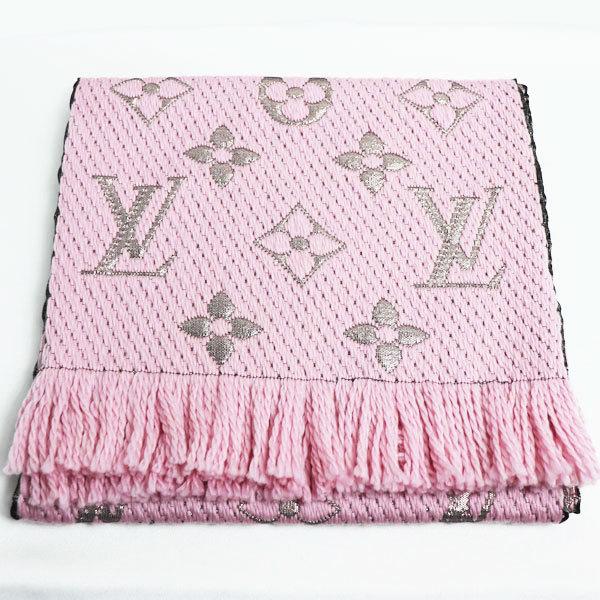 未使用/買取品 LV lv ルイヴィトン LOUIS VUITTON エシャルプ・ロゴマニア シャイン ローズバレリーヌ ウール/シルク マフラー M70466 ピンク/質屋出店 : o20-1227-15 : 古恵良販売 - 通販 - Yahoo!ショッピング