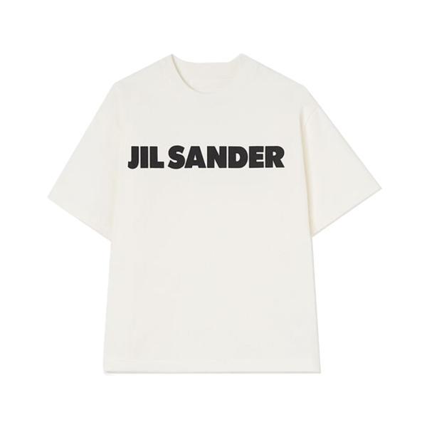 21SS 질샌더 로고 프린팅 오버사이즈 여성 반팔티셔츠 JSPS707050 WS248708 102