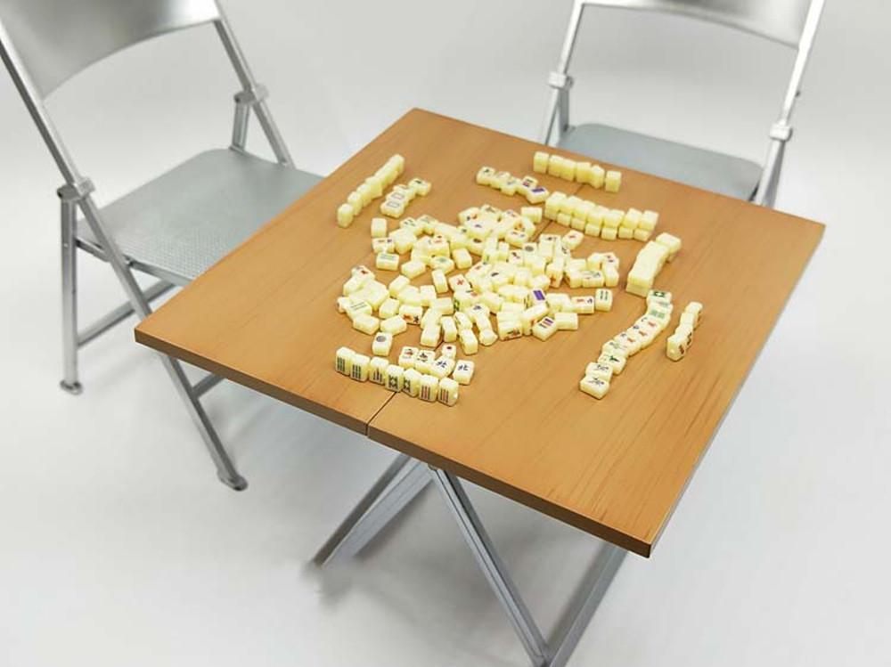 12인치피규어 1/6 마작 접이식 테이블 피규어 루즈 악세사리