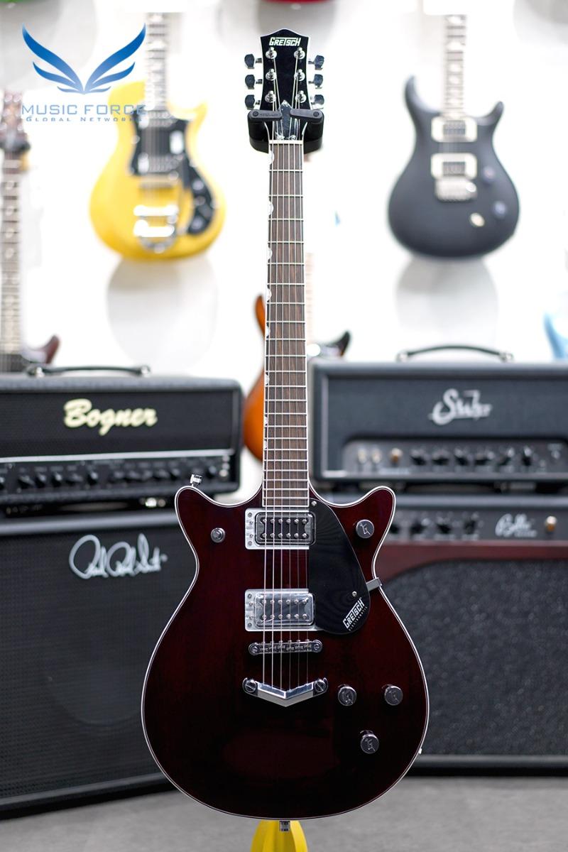 [2025 신년세일! (~1/31까지)] Gretsch G5222 Double Jet with V-Stoptail - Walnut Stain (신품) 그레치 더블젯 - CYG21033089