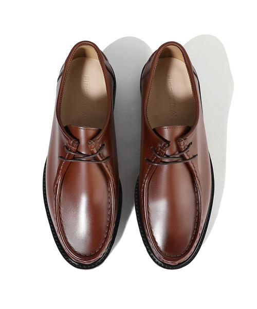 [비브람] 캐주얼 코만도솔 레더 모크슈즈 9008 [WINE BROWN]