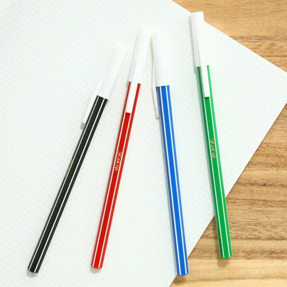 ICO 헝가리 클래식 레트로 볼펜 0.7mm 4color