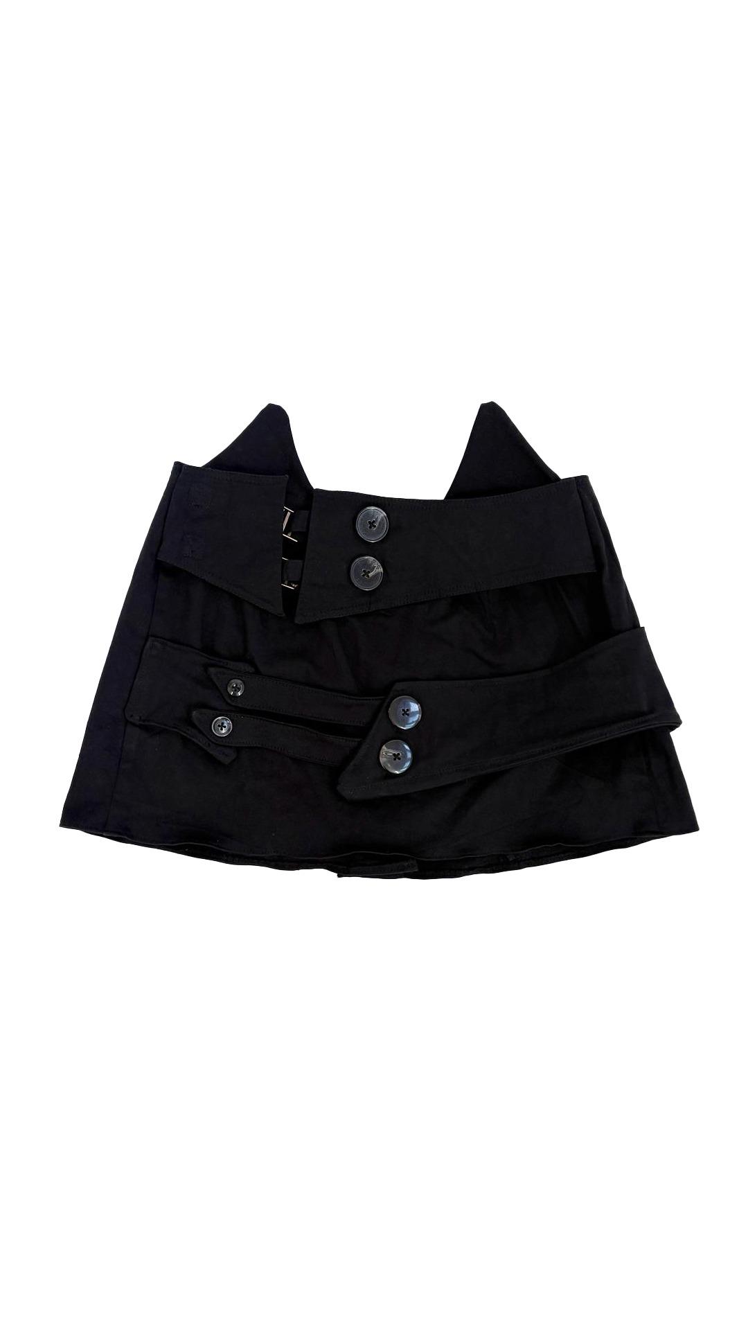 [ZentoW] [ZentoW] Cat-Ear trench belted top or skirt