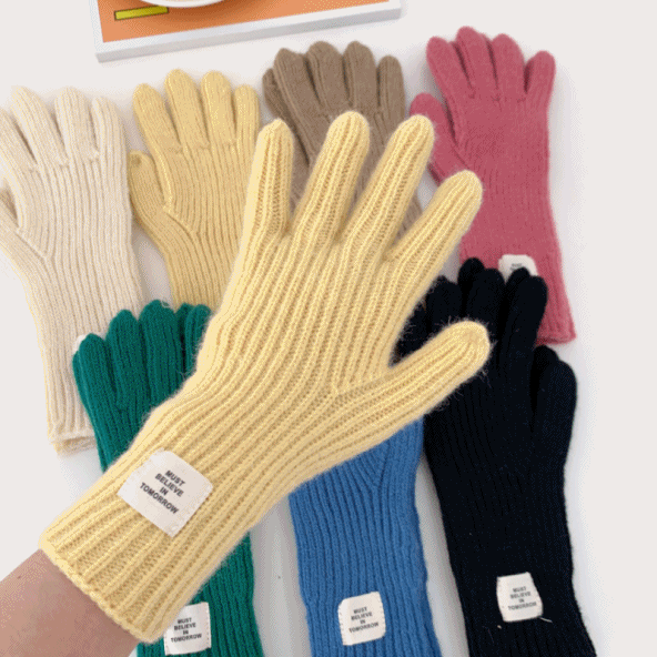 머스트 패치 트임 스마트 터치 무지 장갑 7color