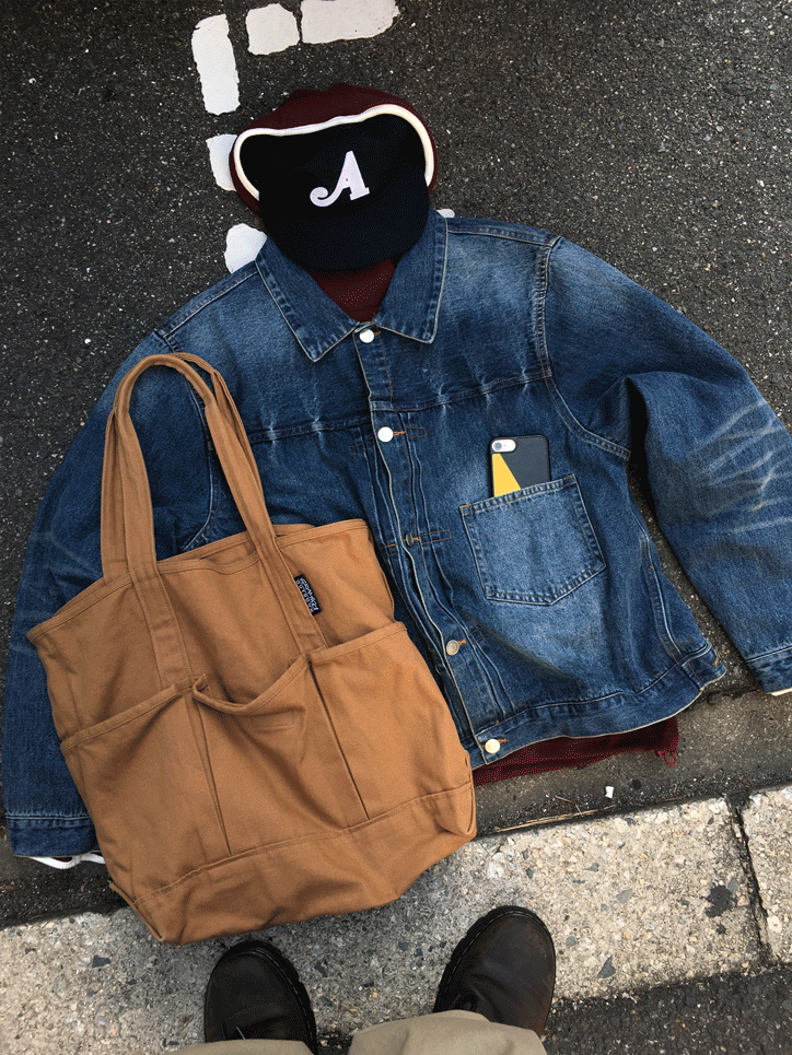 빈티지 워싱 데님 자켓 (2 Color)